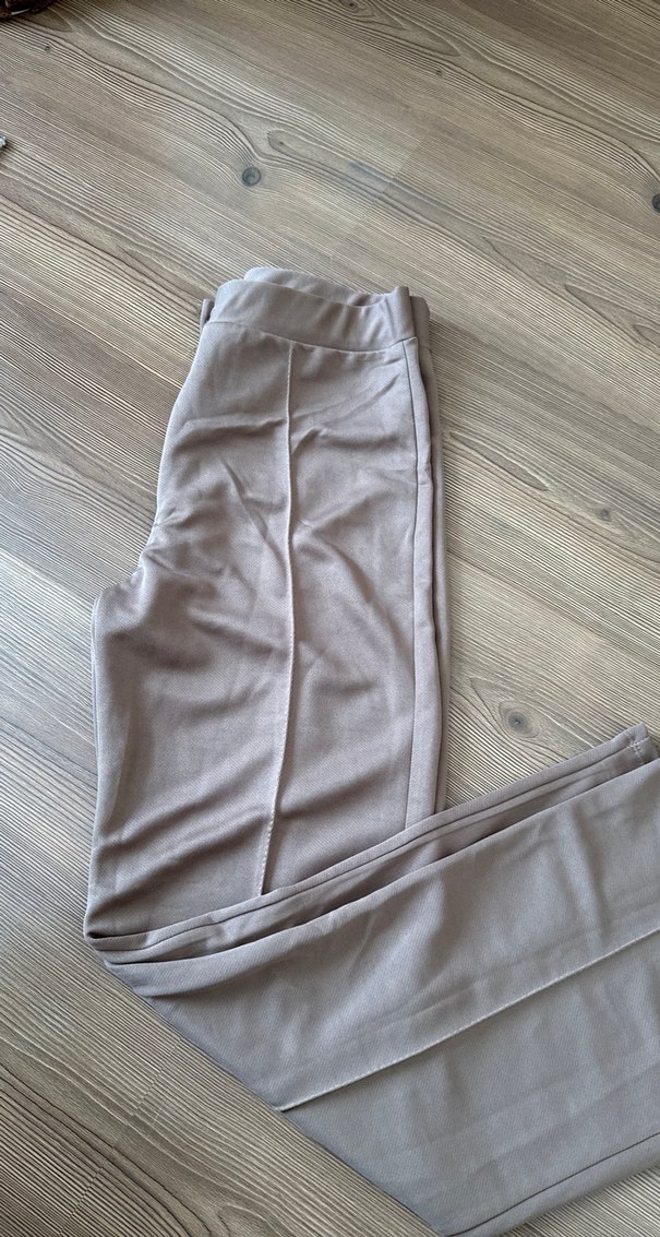 Bej Kadın  Kumaş Pantolon - Görsel 5