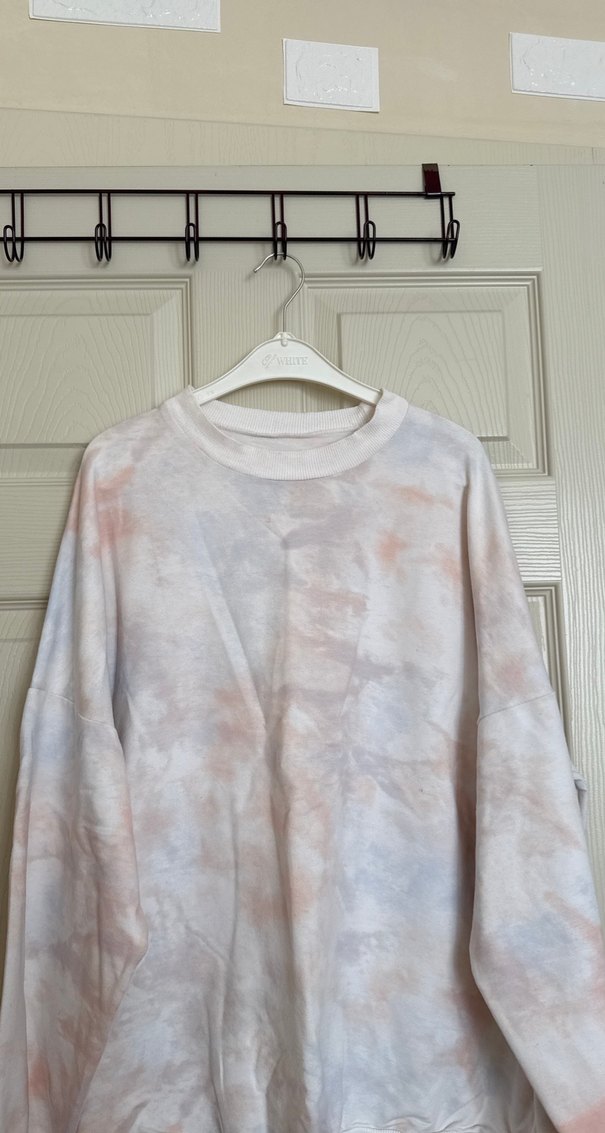 Kadın Pastel Renkli Tie-Dye Sweatshirt - Görsel 3