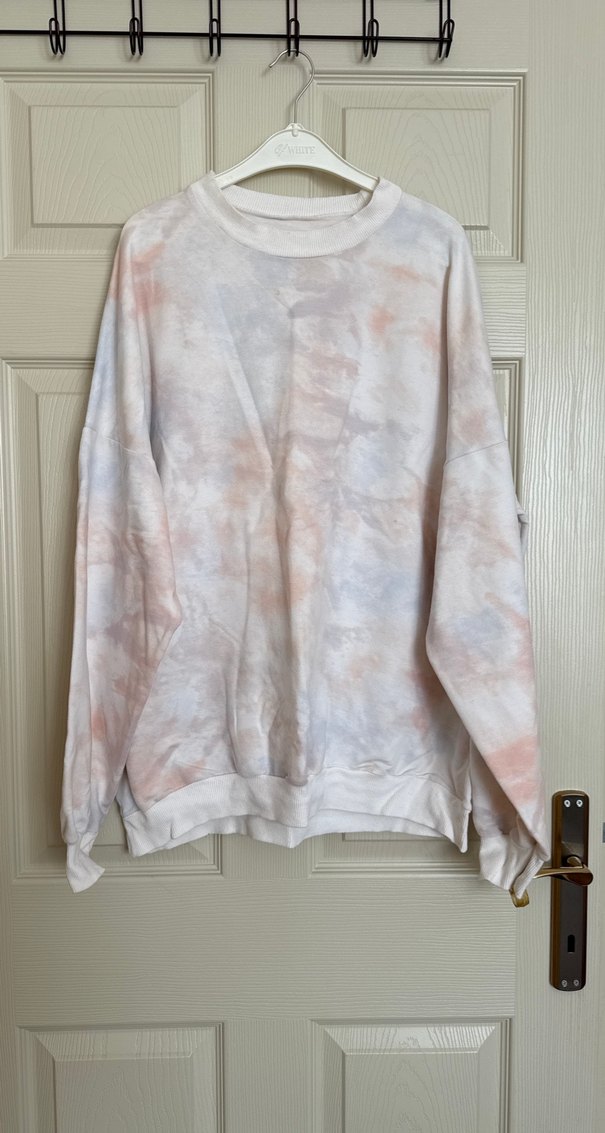 Kadın Pastel Renkli Tie-Dye Sweatshirt - Görsel 4
