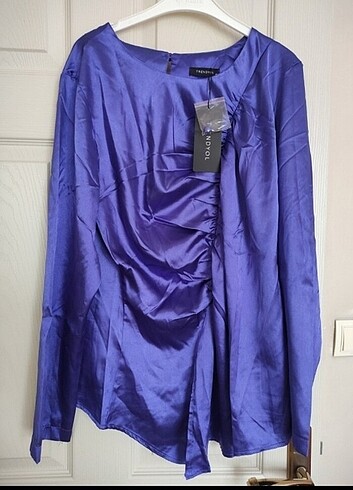 xl Beden mor Renk Bluzz 