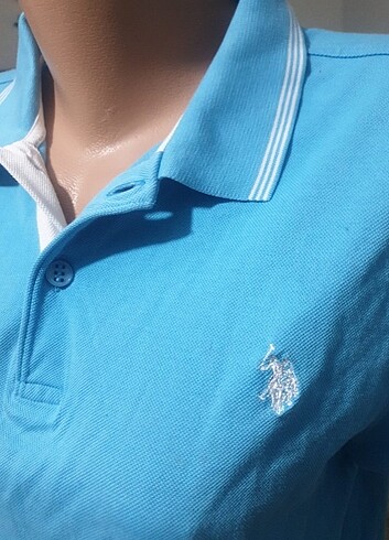 s Beden mavi Renk U.S.polo marka yazlık bluz