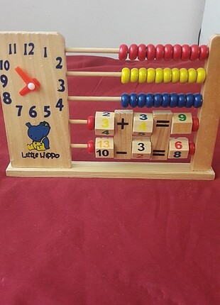 Eğitici ahşap oyuncak abaküs
