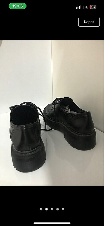 36 Beden siyah Renk Bershka oxford