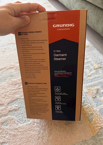 Grundig Buharlı Kırışık Giderici ST7950 - Görsel 2