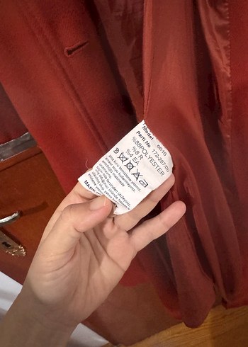 Kiremit  Uzun Kadın Kaban - Görsel 4