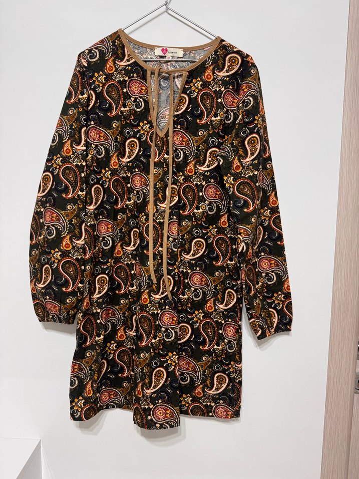 Bohem Tarz Uzun Kollu Tunik - Görsel 2