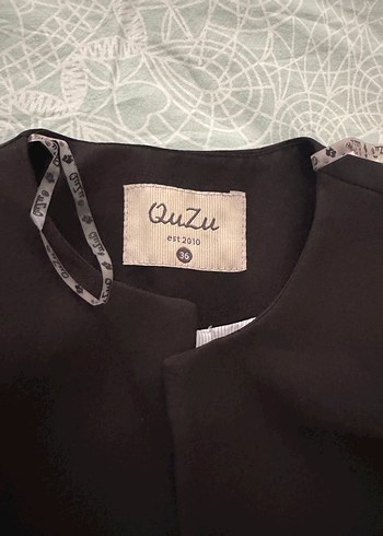 s Beden Siyah Uzun Kadın Ofis Blazer