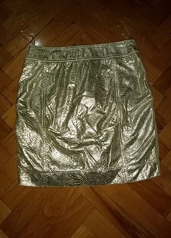 Mango gold mini etek 