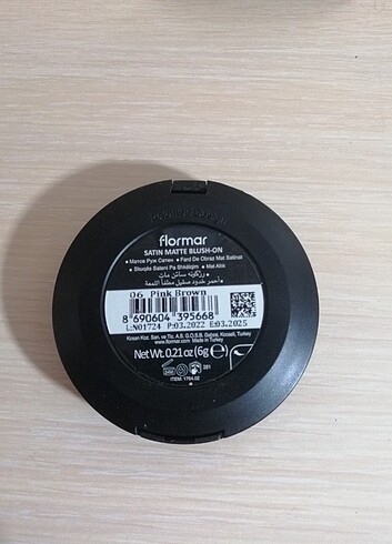  Beden Flormar Satın Matte Allık Pink Brown