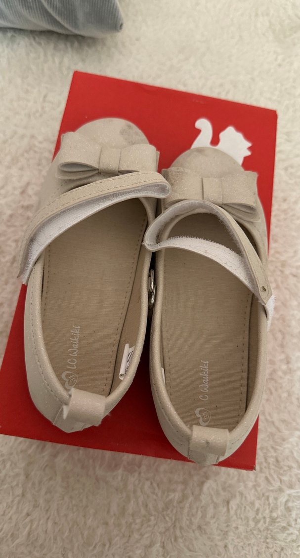 Kız Çocuk Beyaz Babet Ayakkabı - Görsel 5