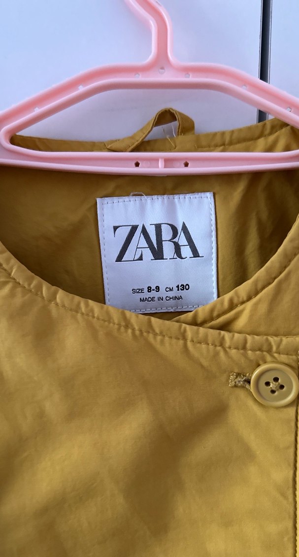 Sarı Düğmeli Midi Keten Ceket - Görsel 2