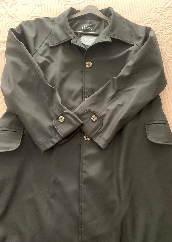 Büyük beden trençkot - Görsel 2