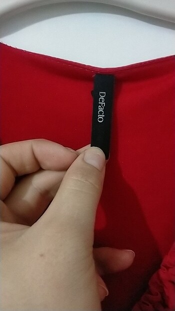 44 Beden kırmızı Renk Elbise