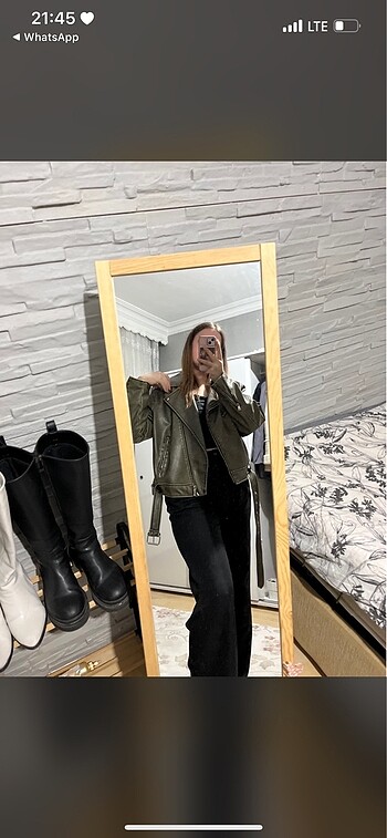 xl Beden Zara deri ceket