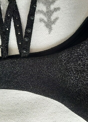 Siyah abiye mezuniyet elbisesi - Görsel 7