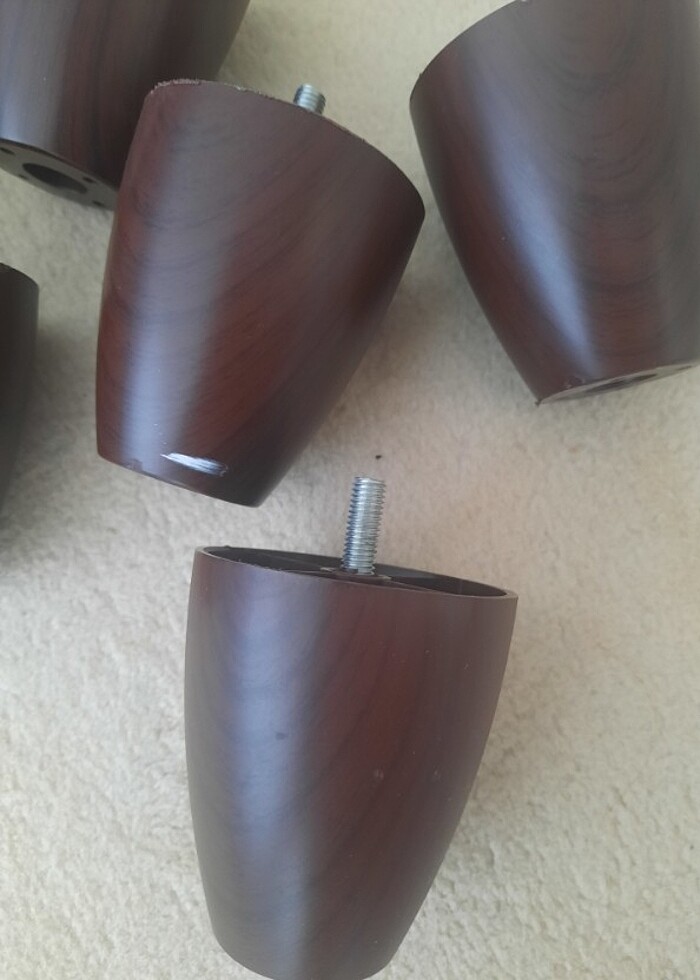 8 cm lik  dolap yatak baza mobilya ayağı - Görsel 3