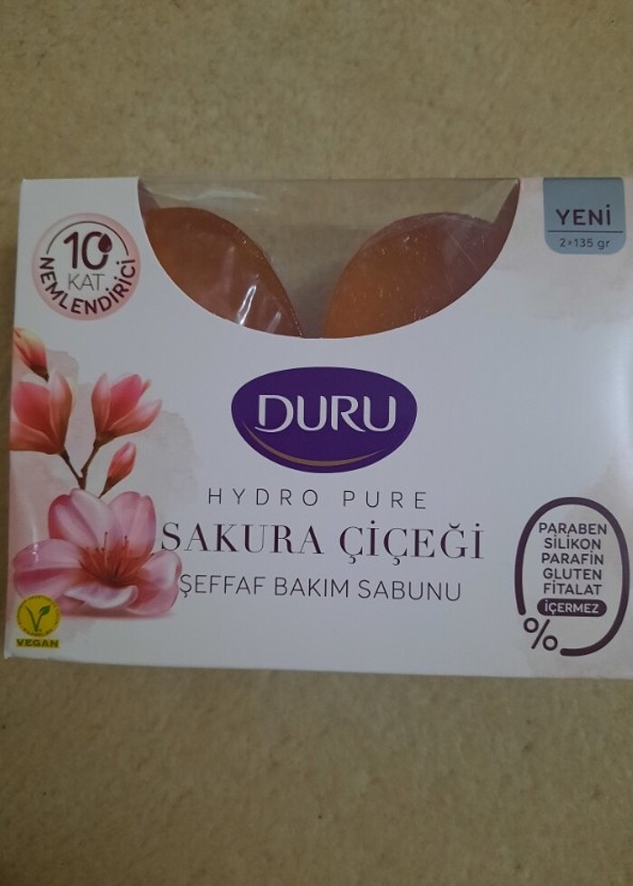 Duru duş bakım sabunu sakura çiçeği ikili - Görsel 2