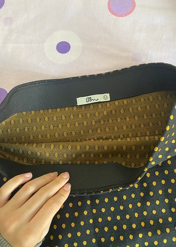 Puantiyeli mini etek - Görsel 2