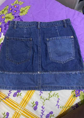 Kadın Denim Mini etek - Görsel 3