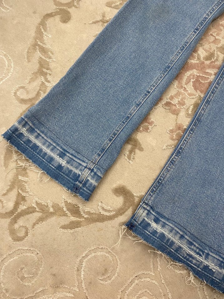 Kadın flare kot pantolon - Görsel 3