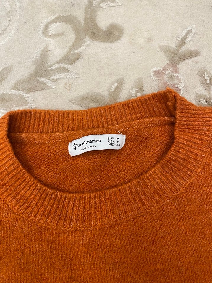 Kahverengi Kadın kazak stradi - Görsel 2