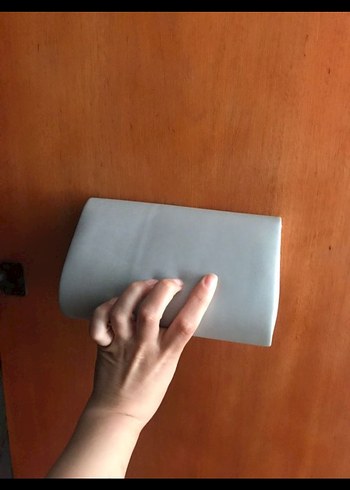 Bej Deri Kemer Detaylı Kadın Portföy Çanta - Görsel 2