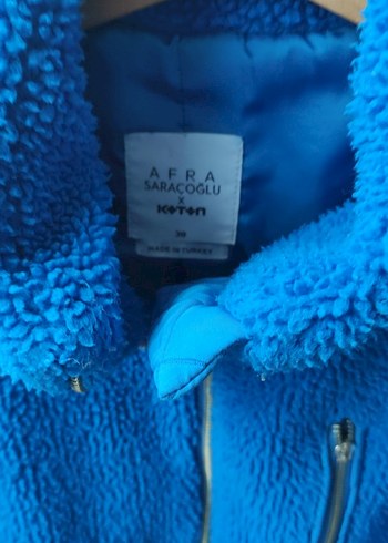 Mavi Kadın Fermuarlı Polar Ceket - Görsel 2