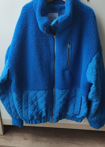 Mavi Kadın Fermuarlı Polar Ceket - Görsel 3