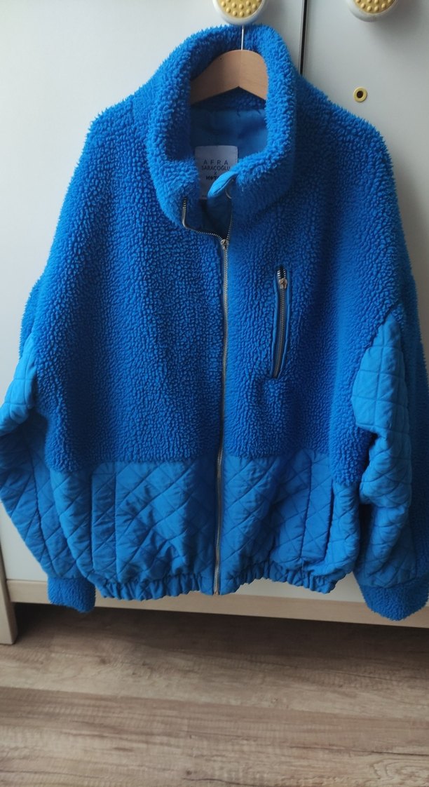 Mavi Kadın Fermuarlı Polar Ceket - Görsel 3
