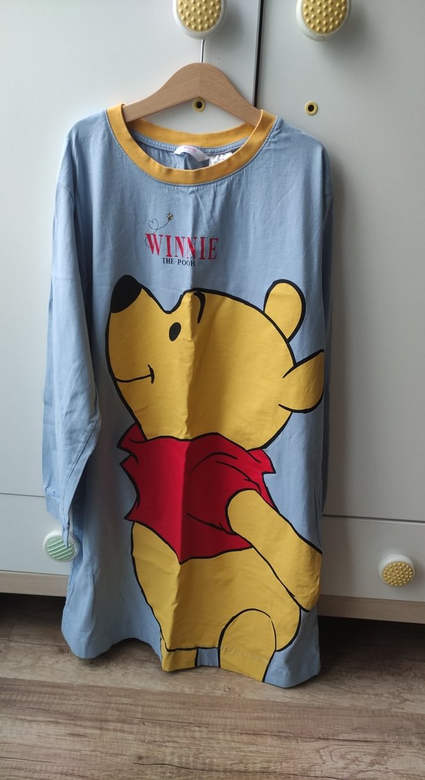 Uzun Kollu, Baskılı Mavi Emzirme Gecelik - Görsel 3