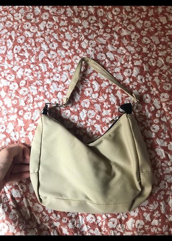 Bej Minimalist Fermuarlı Kadın Çantası - Görsel 2