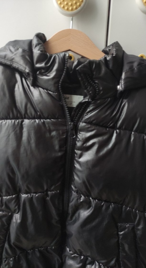 Kız Çocuk Siyah Şişme Ceket - Görsel 2