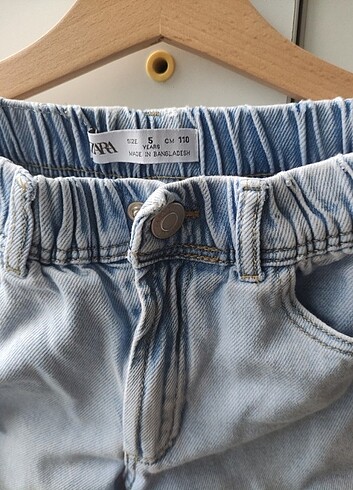 5 Yaş Beden mavi Renk Zara kot pantolon 