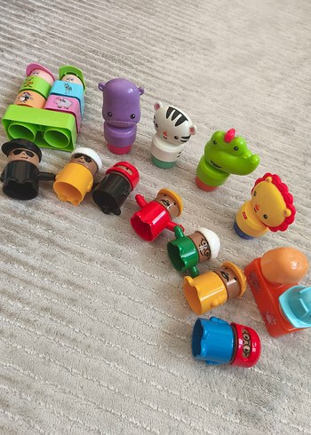 Renkli Lego Figür Seti