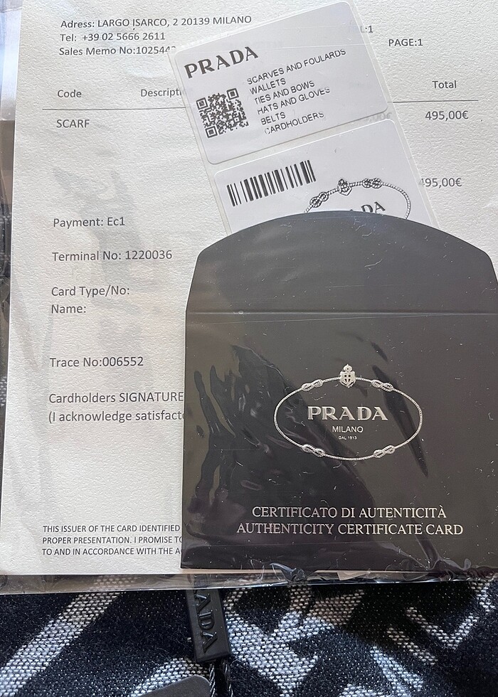 Prada atkı - Görsel 3