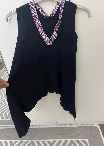 Siyah V Yaka Salaş Tunik