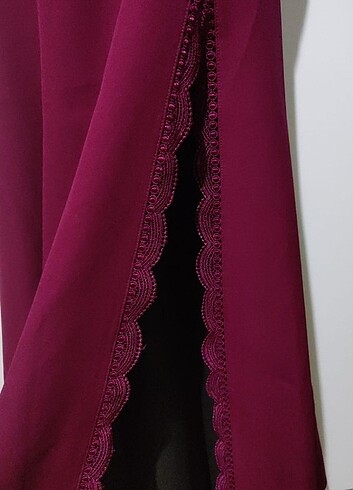 34 Beden bordo Renk Abiye elbise