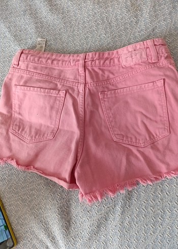 40 Beden Stradivarius Pembe Kadın Mini Denim Şort