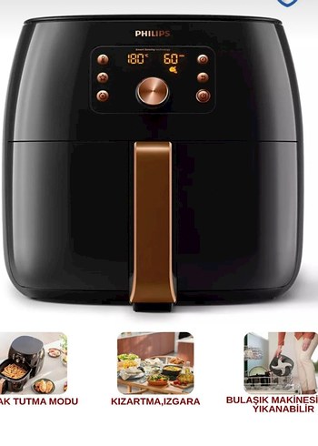 Philips Kızartma ve Izgara Fritözü XXL HD9867