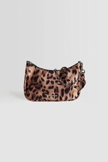 Bershka BERSHKA LEOPAR DESENLİ ÇANTA