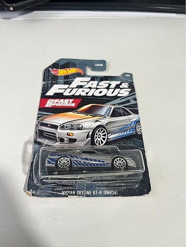  Hotwheels Fast and Furıous R34 GTR