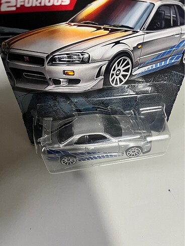  Beden Renk Hotwheels Fast and Furıous R34 GTR