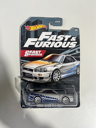 Hotwheels Fast & Furıous R34GTR