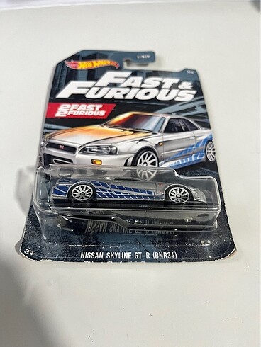  Hotwheels Fast & Furıous R34GTR