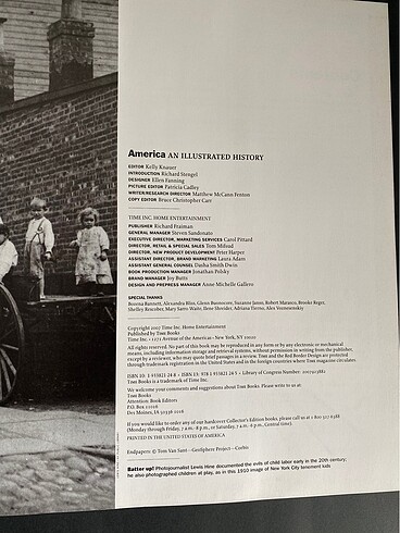  Beden TIME AMERICA koleksiyonluk lüks kitap