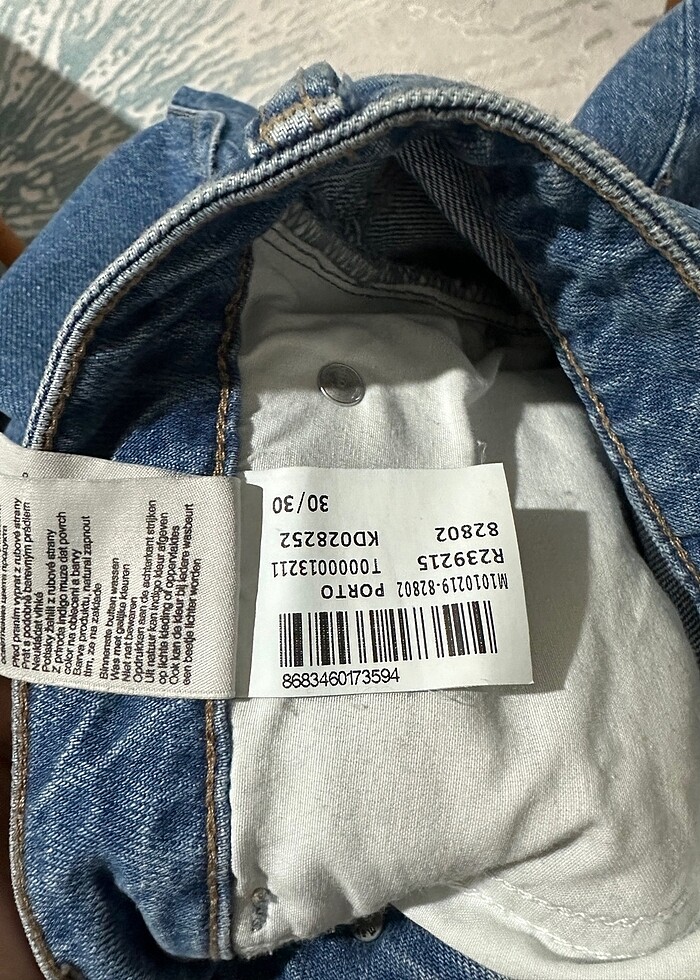 Mavi Porto Pantolon - Görsel 5