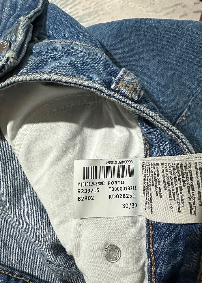 Mavi Porto Pantolon - Görsel 4