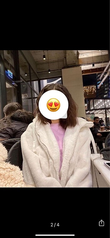 Bershka peluş mont