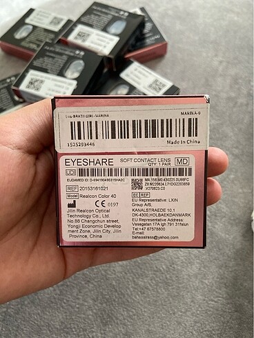 Diğer EyeShare contact lens