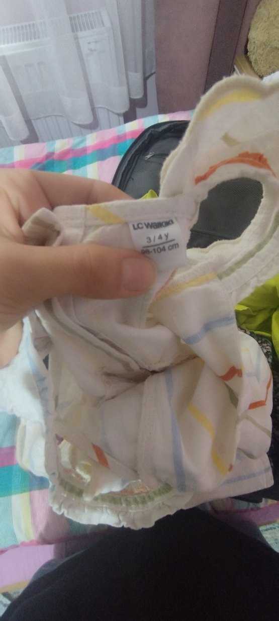 Kız Çocuk Fırfırlı Pamuklu Askısız Elbise - Görsel 3